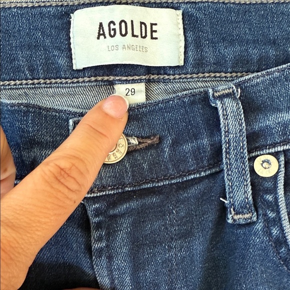Agolde Indigo Denim Jeans - Picture 2 of 5